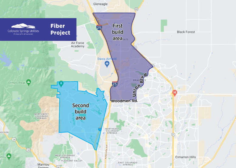 Colorado Springs network construction map Colorado Springs network construction map