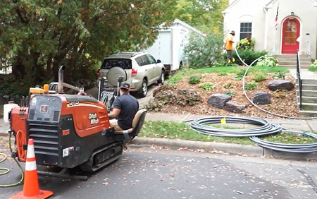 USI Fiber Install