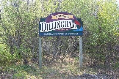 Welcome to Dillingham sign Welcome to Dillingham sign