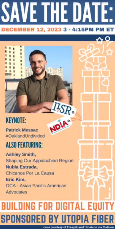 B4DE December 2023 flyer screenshot