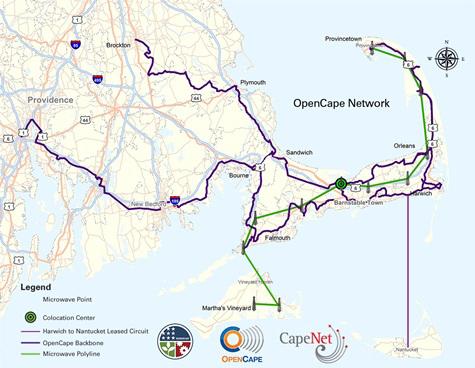 OpenCape Network map