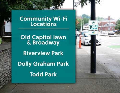 Frankfort WiFi zones