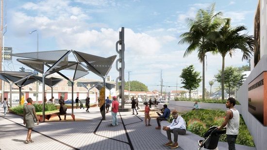 Destination Crenshaw 54th St Pocket Park