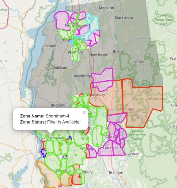 Maple Broadband Territory Map Maple Broadband Territory Map