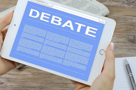 Debate tablet