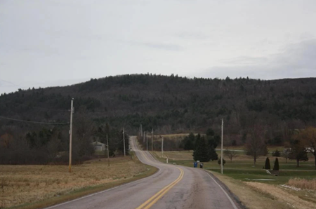 Northwest Fiberworx CUD road with utility poles