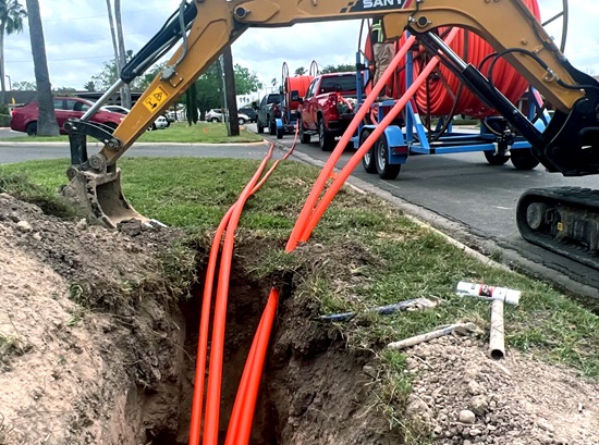 Brownsville BTX deploys conduit underground