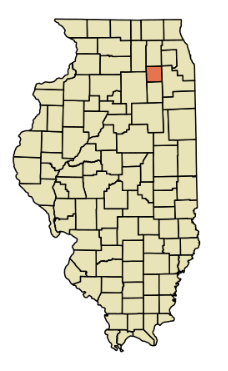 Kendall County IL map Kendall County IL map