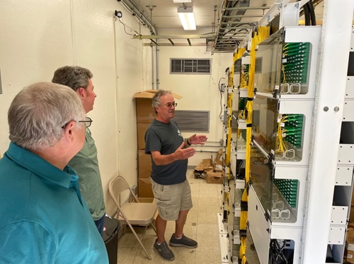 Maine Connectivity Authority fiber racks visit
