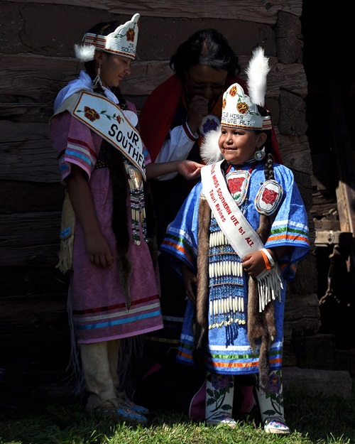 Southern Ute young tribe member 