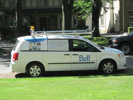Bell Canada service vehicle Bell Canada service vehicle