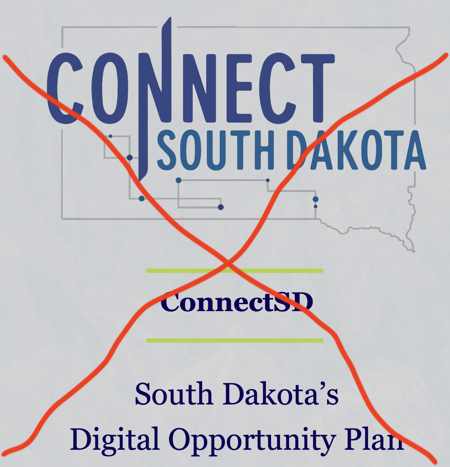 South Dakota Digital Equity Plan Screenshot Cover page reads "Connect South Dakota"