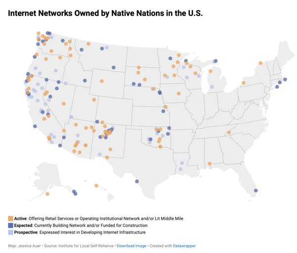 Tribal Networks Map Tribal Networks Map