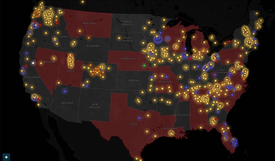 Community Nets map Community Nets map