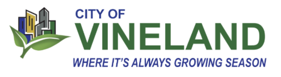 Vineland NJ city seal with tagline that reads: "Where It's Always Growing Season"