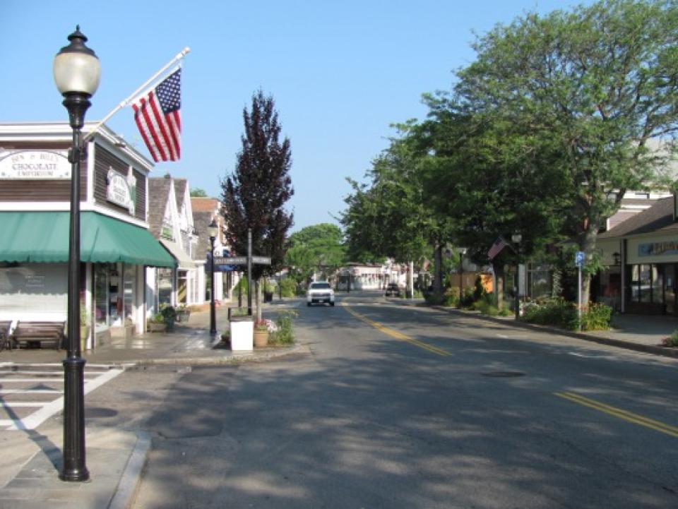 Main Street in Downtown Falmouth