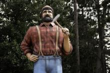 Paul Bunyan Statue in Jenkins, MN Paul Bunyan Statue in Jenkins, MN