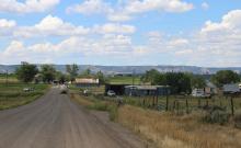 The town of Tiffany Colo on Southern Ute Indian Reservation 